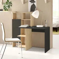 TU MESITA - Escritorio Moderno Marshall con Estante Negro