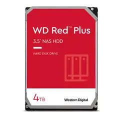 WESTER DIGITAL - Disco Duro Interno 4 TB Western Digital Red Plus NAS SATA