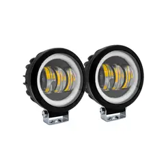 NAOEVO - Explorador Led 3 pulgadas Redondo Aureola Blanca