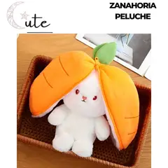 GENERICO - MINI PELUCHE CONEJO EN FORMA DE ZANAHORIA