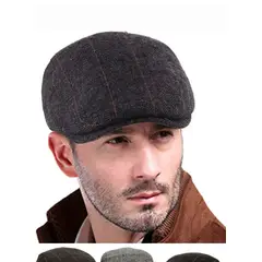 KAST PE - Boina hombre modelo Rayl con broche atras - Gris Oscuro