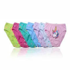 GENERICO - Trusas para Niñas c/est Algodon Pyma - 6 unidades