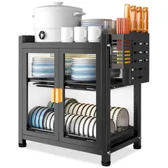 MINARI - Escurridor de Platos Moderno Estante Organizador Cocina Premium N YE15