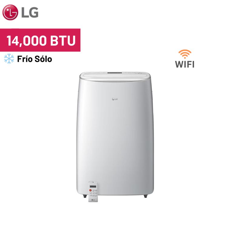 Aire Acondicionado Portátil 14000 BTU Inverter Frío Solo con WiFi