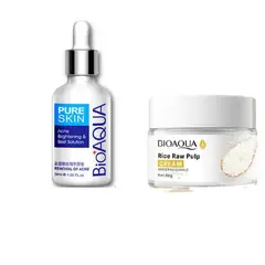 BIOAQUA - Serum Anti-Acné + Aclarante de Arroz - Bioaqua_123