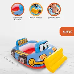 INTEX - Flotador para Niños «TRACTOR»