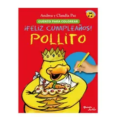 GENERICO - Libro Infantil Feliz Cumpleaños Pollito Para Colorear