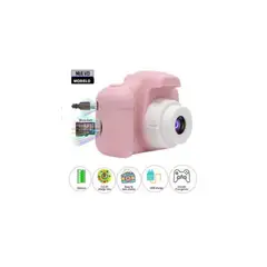GENERICO - Cámara para niños real con filtros Rosado