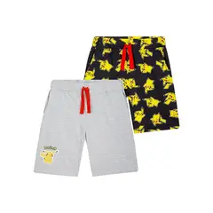 POKEMON - SHORT PACK DOBLE 11-12 AÑOS COD1