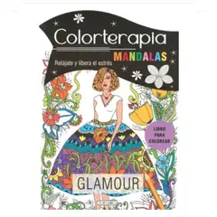 GENERICO - Libro Infantil Libro para Colorear Mandalas - Glamour