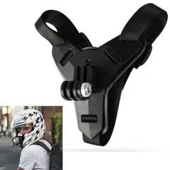 GENERICO - Soporte Correa Para Casco Moto Motocicleta Todo Gopro 9 8 7