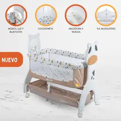 EBABY - Cuna Colecho para Bebe «AURA» Beige
