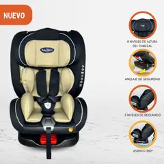 BABY KITS - Silla de Auto para Bebé «BARLETTA» Yellow