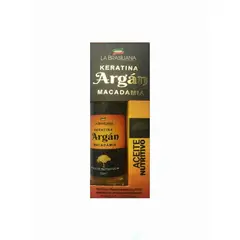 LA BRASILIANA - Aceite Nutritivo Argán Keratina Macadamia 60 ml.