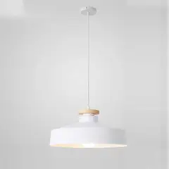 GENERICO - Lámpara colgante estilo nordico blanco e27