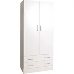 AMUEBLE - ROPERO de melamine CON PUERTAS *JUNIOR* MELAMINA 18MM