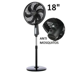 Imaco - Ventilador Pedestal 18" Antimosquitos 85W FSM7518MK Negro