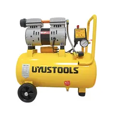UYUSTOOLS - Compresora silenciosa Compresora de aire 24L-750W