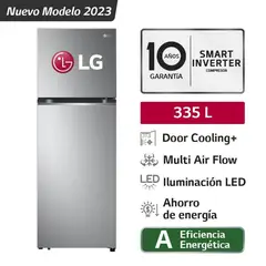 GENERICO - Refrigeradora LG GT33BPP 335 litros Plateado