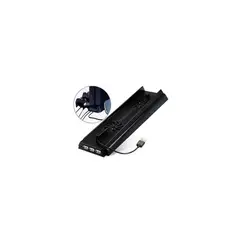 OEM - Base Vertical para PS4 con 2Cooler y Puertos USB Evita Recalentamiento