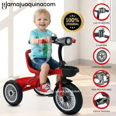 DOUX BEBE - Triciclo Chavito Musical «TRIKE» Red