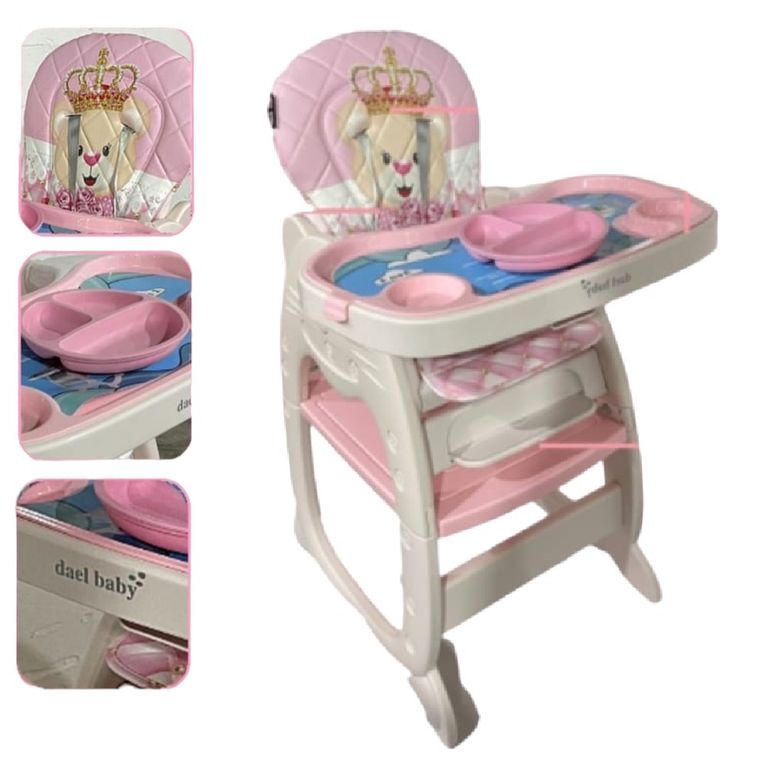 Silla Gato Carpeta 3 en 1 diseño Rosado
