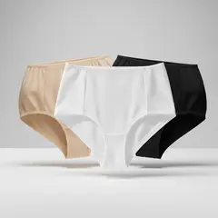 GENERICO - Pack Calzon Maternal CorteAlto Algodon Post Parto x3 Unidades