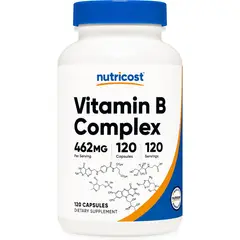 NUTRICOST - Suplemento Vitamin B Complex 120 Cápsulas
