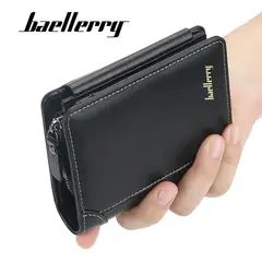 BAELLERRY - BILLETERA HOMBRE CUERO MONEDERO TARJETERO - M004