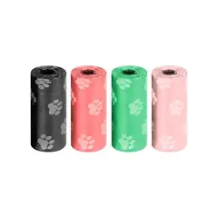 GENERICO - Pack de Bolsas de basura para mascotas por 4 pzas Kiss Pet