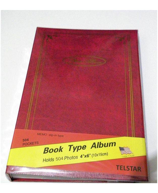 Álbum De 504 Fotos Recuerdos Tamaño Jumbo C/Rojo