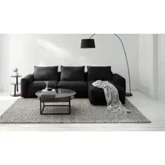 GENERICO - Seccional Derecho Esquinero Praga en Tela - Negro