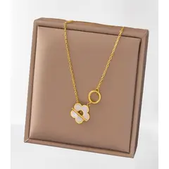 GENERICO - COLLAR FLOR CIRCULO CLASICO