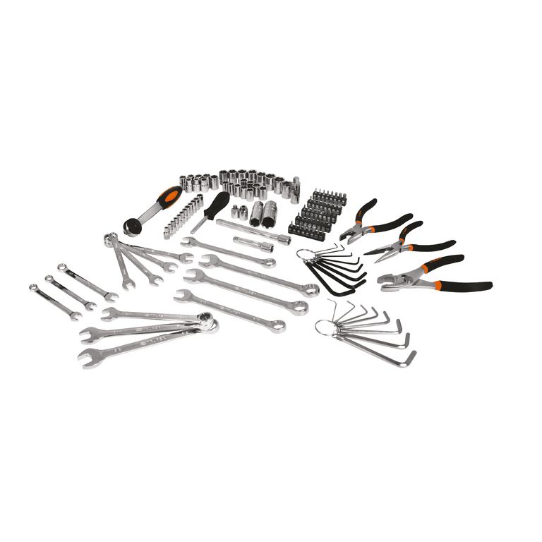 Juego de 119 herramientas 1/4" y 3/8" mixtas para mecánico COD 17090