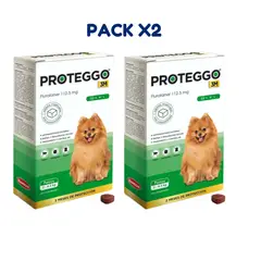 PROTEGGO - ANTIPULGAS 2 A 4.5 KG PACK X2