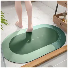 KELLER - Alfombra Antideslizante para Piso Tapete de Baño N36 Verde