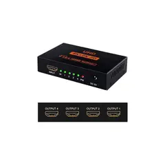 GENERICO - Splitter Hdmi 1x4 4x2x hasta 4 pantallas