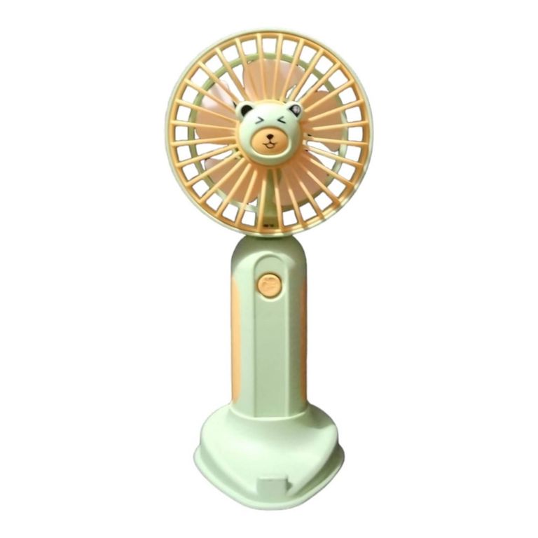 Ventilador Portátil USB Recargable con Soporte Para Teléfono