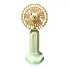 GENERICO - Ventilador Portátil USB Recargable con Soporte Para Teléfono