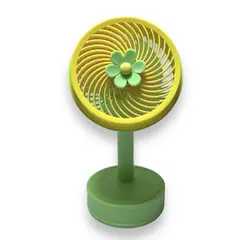 GENERICO - MINI VENTILADOR DE MESA CON USB - VERDE