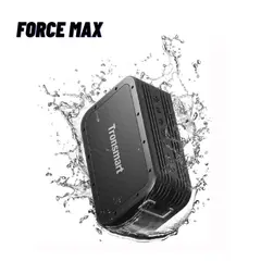 TRONSMART - Force Max Parlante Bluetooth Power Bank incorporado IPX6 -BK