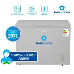 INDURAMA - Congeladora De Frost 297L CI-320GR Gris