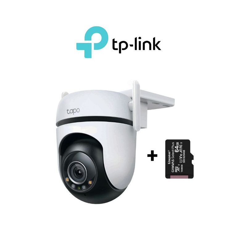 Cámara Wi-Fi de seguridad Tapo-C520WS + MicroSD 64GB - Tp-Link