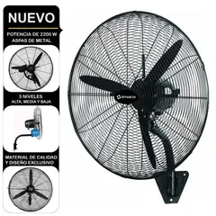 IMACO - Ventilador Industrial 26 Pulgadas WF2630 de Pared 230W