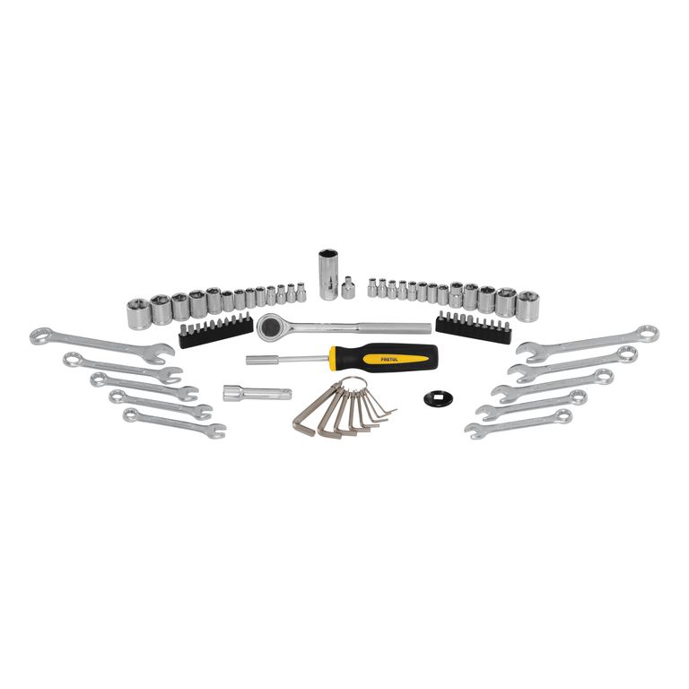 Juego de 70 herramientas 1/4" y 3/8" para mecánico COD 22981