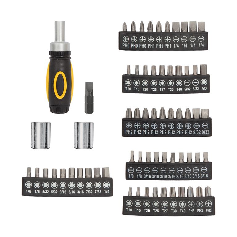 Juego de 81 herramientas 1/4" para mecánico COD 23972