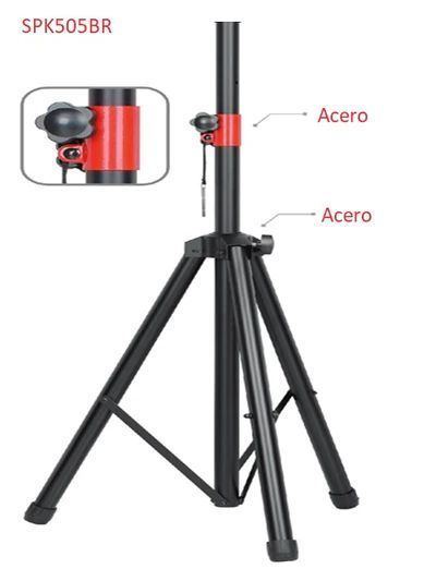 MONTECH - Trípode Pedestal Profesional para Parlante Carga 60Kg-Metal