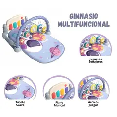 GENERICO - GIMNASIO MULTIFUNCIONAL-DIDACTICO MUSICAL PARA BEBE 3 EN 1