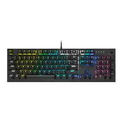 CORSAIR - Teclado K60 RGB PRO LOW PROFILE - CHERRY MX Low Profile Speed