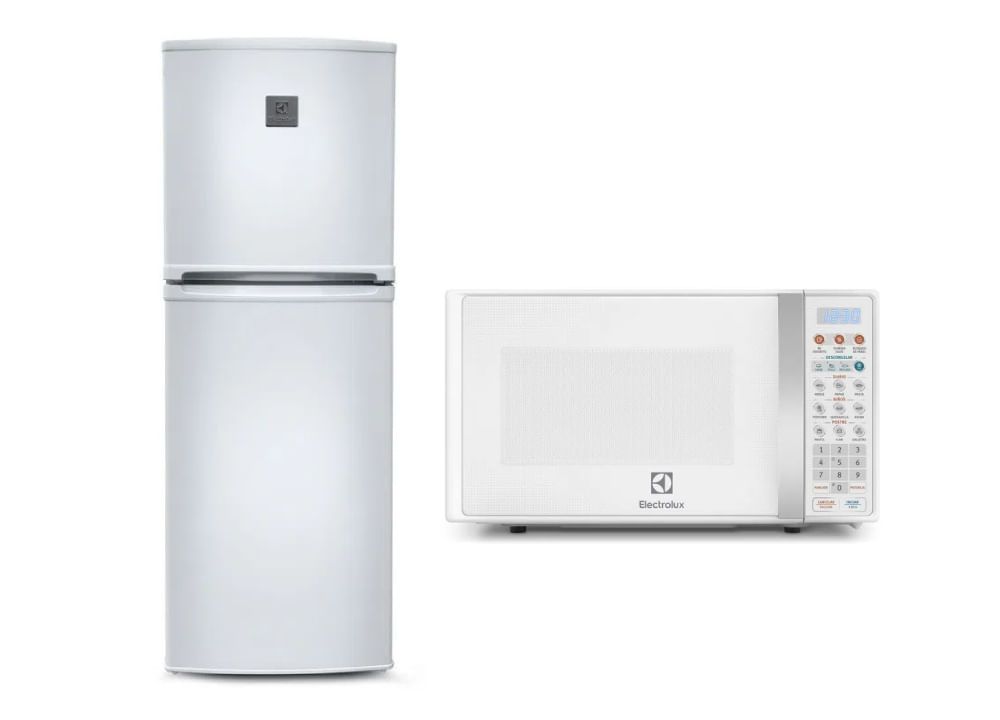 Combo Refrigeradora x 138L ERT18G2HNW Microondas x 17L EMDO17S2GSRUW